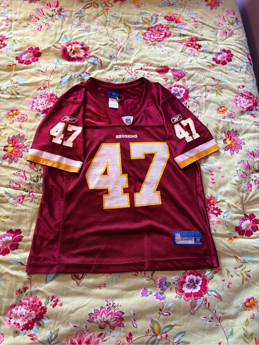 Washington Commanders Reebok NFL Chris Cooley #47 Jersey women’s Med 22x20 GUC